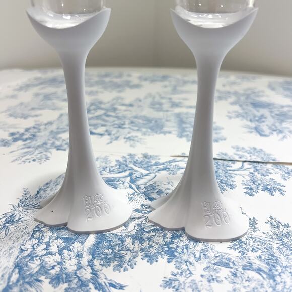 Set of 2 Perrier Jouet Champagne Flute Glass Daniel Arsham 200th Anniversary - Picture 2 of 7